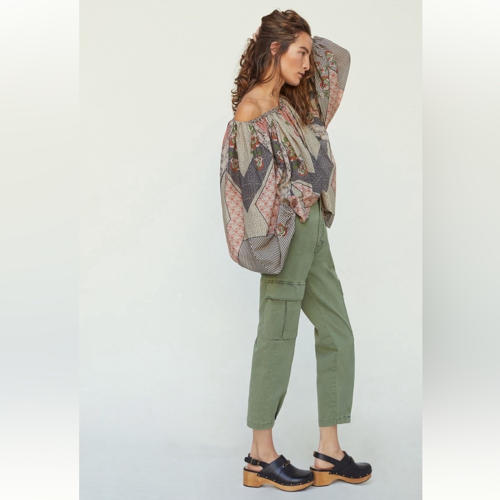 Anthropologie MOTHER The Catch All Cargo Ankle Pants